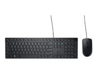 Dell KM300C - Juego de teclado y ratón - USB - QWERTY - EE. UU. - negro - con 1 Year Basic Hardware Warranty Repair
