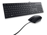 Dell - KM300C - Keyboard and mouse set - Spanish - Wired - USB - Black