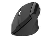 Klip Xtreme EverRest - Ratón vertical - ergonómico - diestro - óptico - 6 botones - inalámbrico - 2.4 GHz