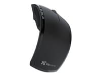 Klip Xtreme Lightflex KMW-375 - Ratón - ergonómico - óptico - 3 botones - inalámbrico - 2.4 GHz
