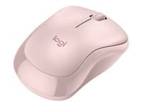 Logitech M240 Silent Bluetooth Mouse, Compact, Portable, Smooth Tracking, Rose - Ratón - 3 botones - inalámbrico