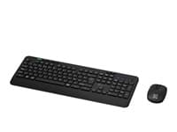 Klip Xtreme - Keyboard and mouse set - Spanish (Latin American) - Wireless - 2.4 GHz / Bluetooth - Black