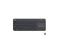 Logitech Wireless Touch Keyboard K400 Plus - Teclado - con panel táctil - inalámbrico - 2.4 GHz - QWERTY