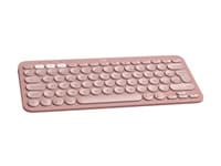Logitech - Keyboard - Wireless - Rose - Con Bluetooth